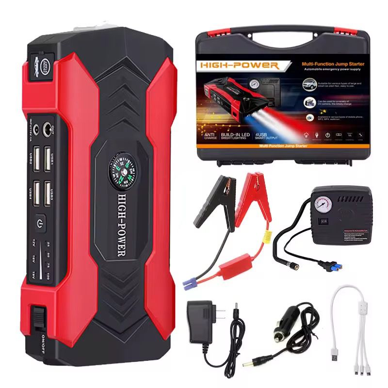 Portable Car Jump Starter for car and all vehicle types.