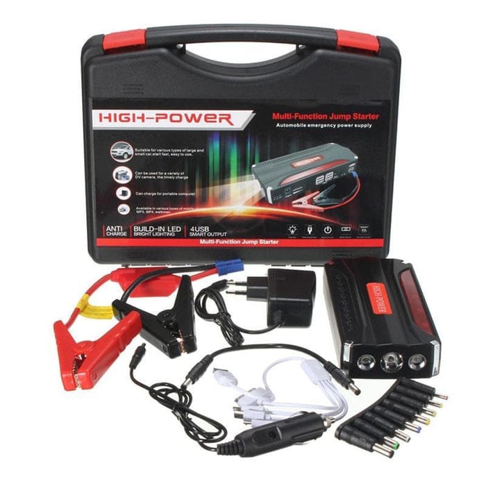 Portable Car Jump Starter for car and all vehicle types.